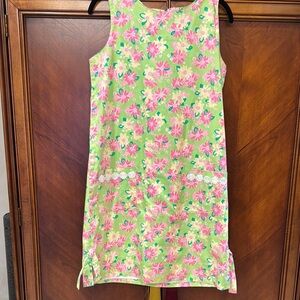 Lilly Pulitzer Floral women’s Dress in Green and Pink size 6